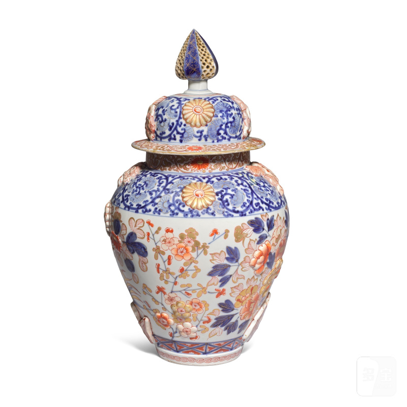 十八/十九世紀 伊萬里盌、盤及瓶一組四件 | A COLLECTION OF IMARI PORCELAIN - 图6